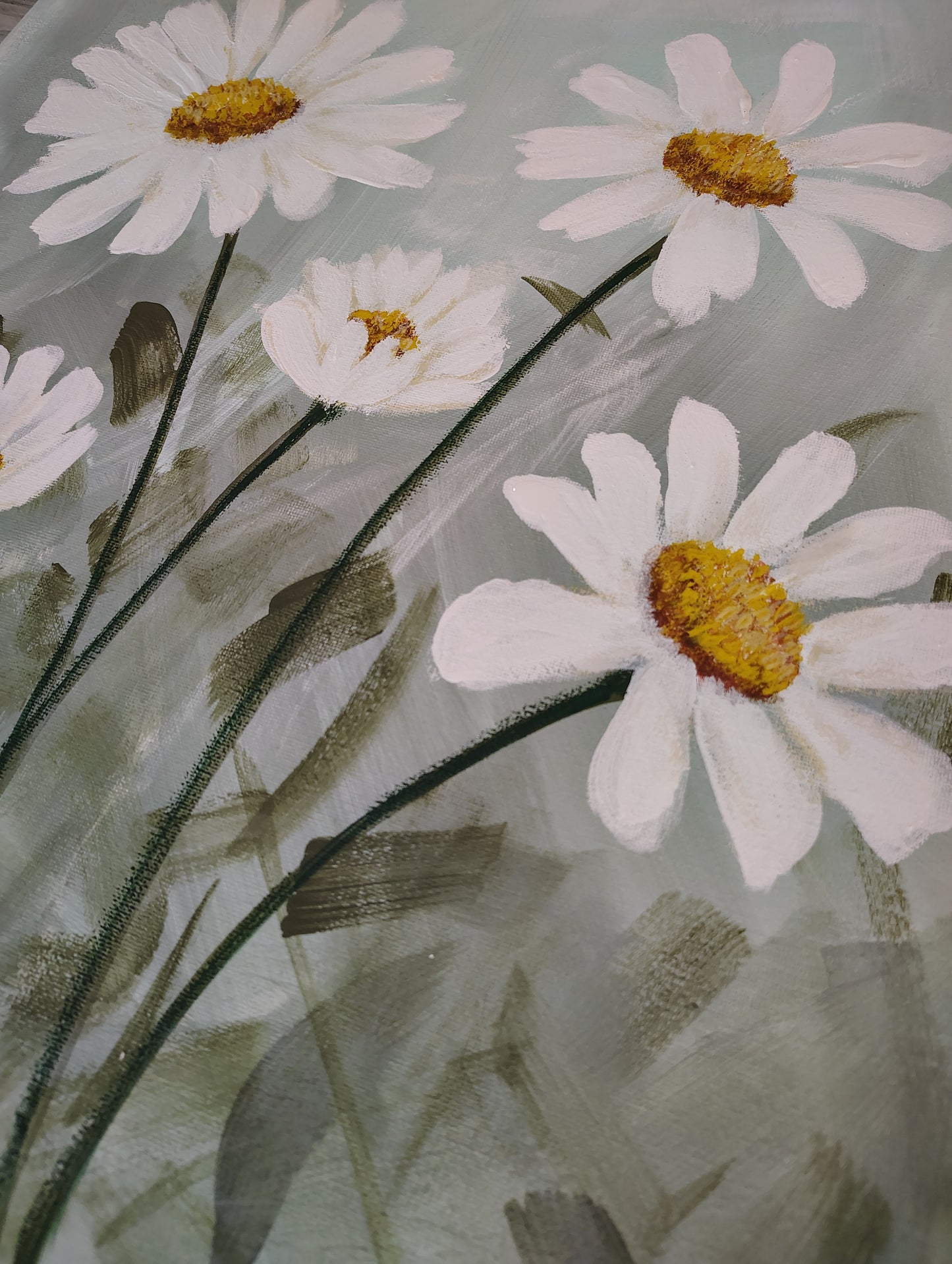 New! Large daisies, Kirstyn Bliss Art original canvas art
