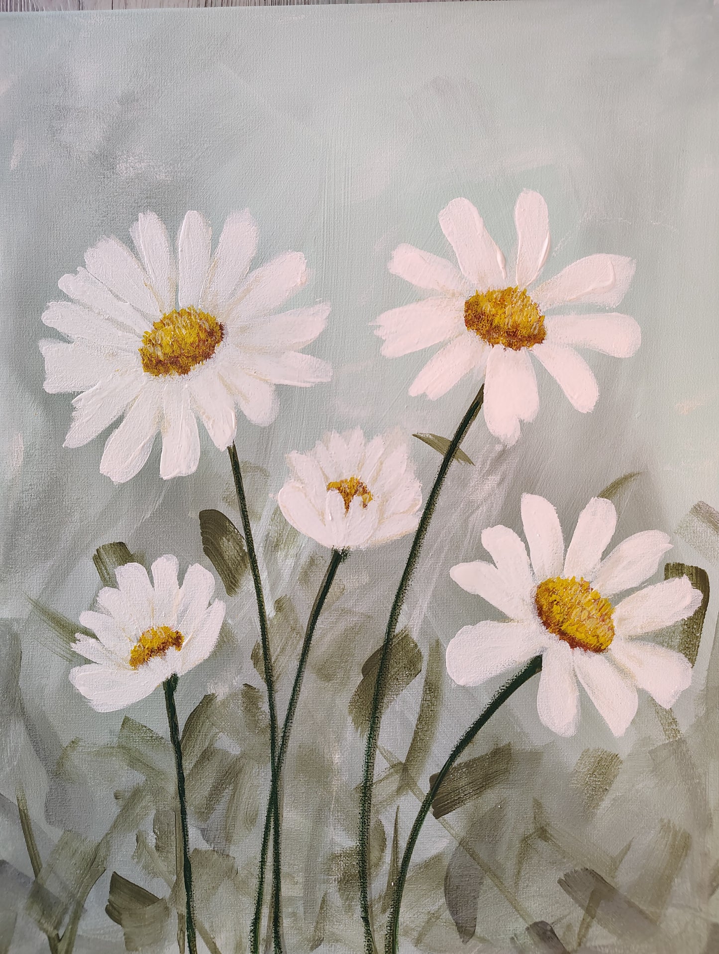 New! Large daisies, Kirstyn Bliss Art original canvas art